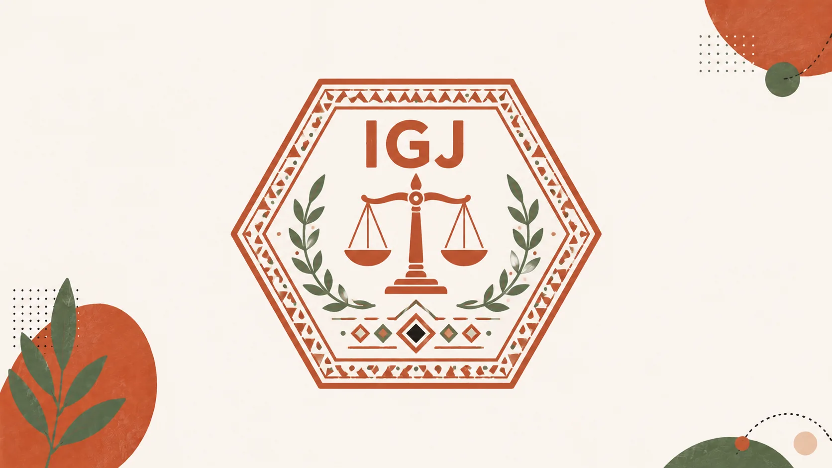 Ilustração editorial — selo oficial regulamentar com círculos concêntricos, ornamentos geométricos e escudo central, representando o Instituto de Supervisão de Jogos de Angola